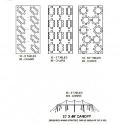 IMG 3159 1713299000 20' x 40' Pole Tent