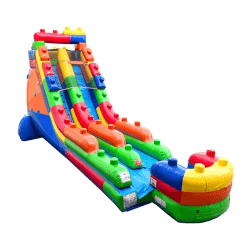 18' Building Block Slide Wet/Dry