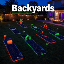 led mini golf back yards 1787022270 LED Mini Golf (9-Holes)